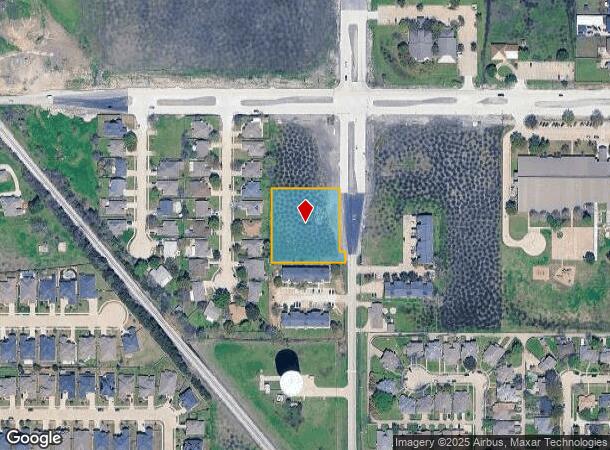  2801 Chiesa Rd, Rowlett, TX Parcel Map