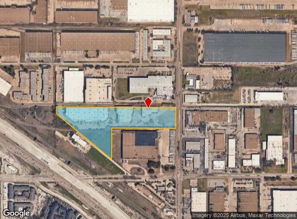  13435 Jupiter Rd, Dallas, TX Parcel Map