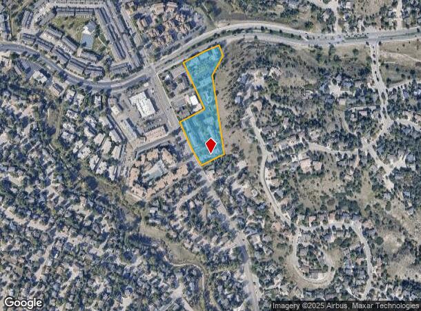 135 W Rockrimmon Blvd, Colorado Springs, CO Parcel Map