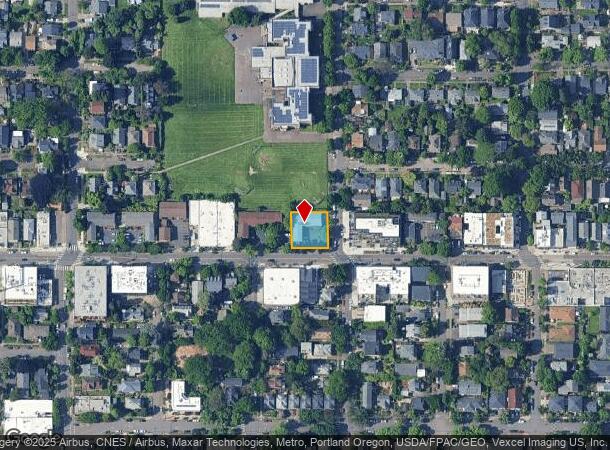  2835 Se Division St, Portland, OR Parcel Map