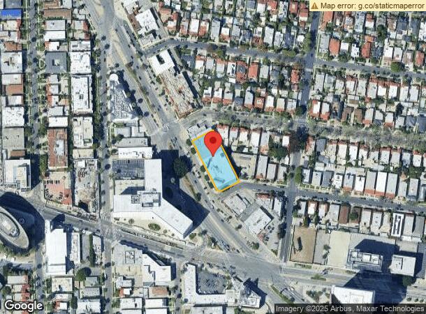  640 S San Vicente Blvd, Los Angeles, CA Parcel Map