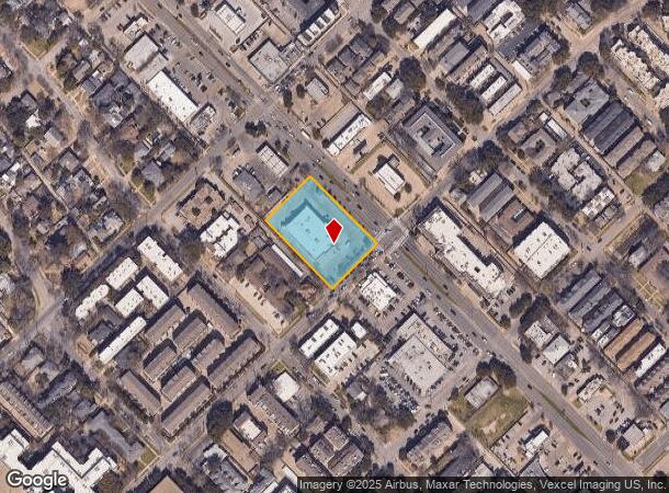  4207 Lemmon Ave, Dallas, TX Parcel Map