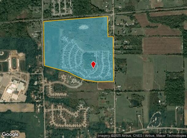  1168 N Oak Rd, Davison, MI Parcel Map