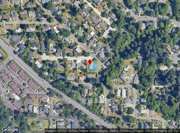  6498 Lowry Dr, West Linn, OR Parcel Map