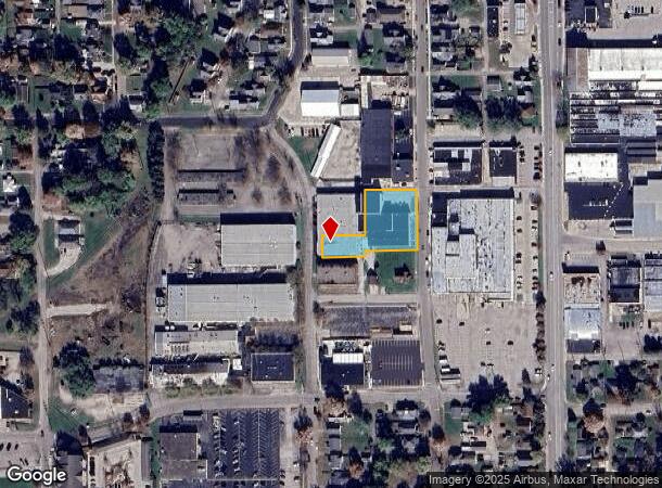 1537 Hutchins Ave, Columbus, IN Parcel Map