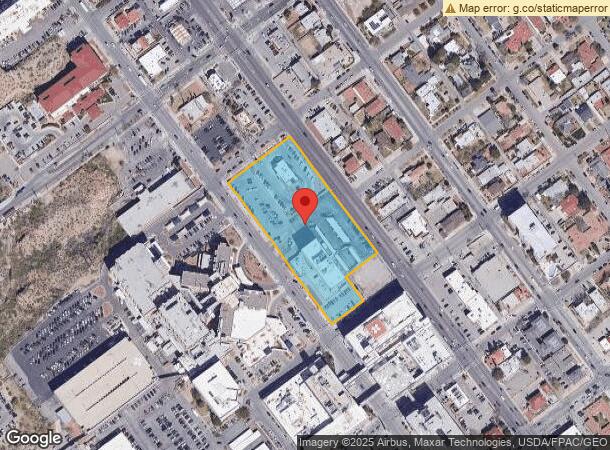  1900 N Oregon St, El Paso, TX Parcel Map