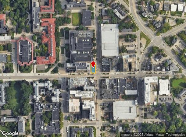 1121 S University Ave, Ann Arbor, MI Parcel Map