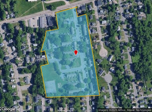  10 Hill St, Brockton, MA Parcel Map