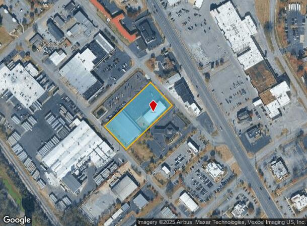  845 W College St, Murfreesboro, TN Parcel Map