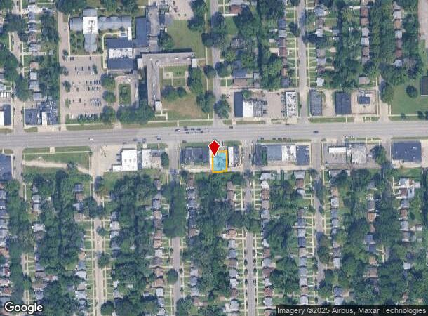 19021 W 7 Mile Rd, Detroit, MI Parcel Map
