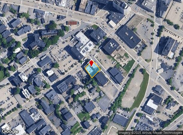  667 Main St, Worcester, MA Parcel Map