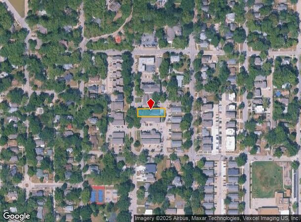  1726 Ohio St, Lawrence, KS Parcel Map