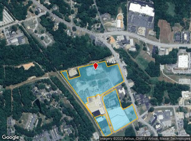  600 Catherine St, Laurens, SC Parcel Map