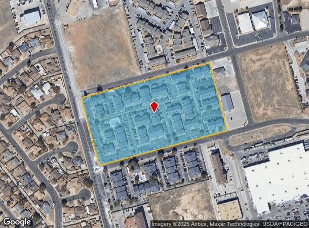 5050 Tanglewood Ln, Odessa, TX Parcel Map