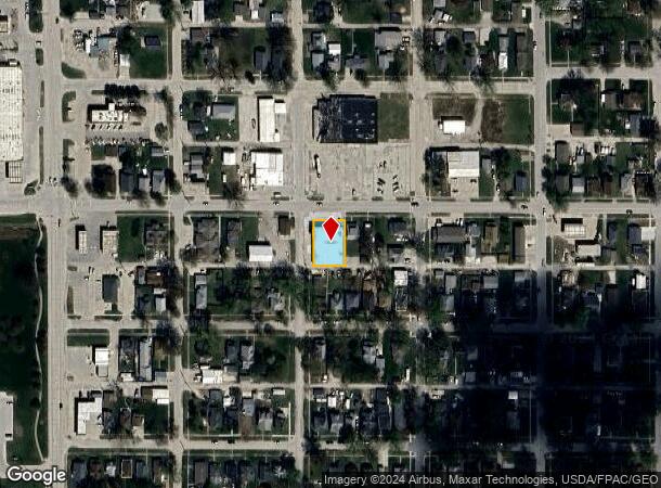  200 E Oak St, Red Oak, IA Parcel Map