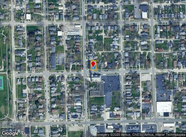 1032 Huffman St, Fort Wayne, IN Parcel Map