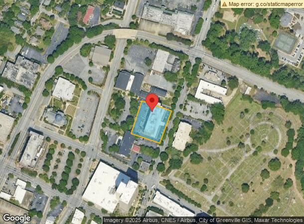  415 N Main St, Greenville, SC Parcel Map