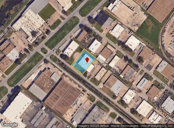  9208 Chancellor Row, Dallas, TX Parcel Map