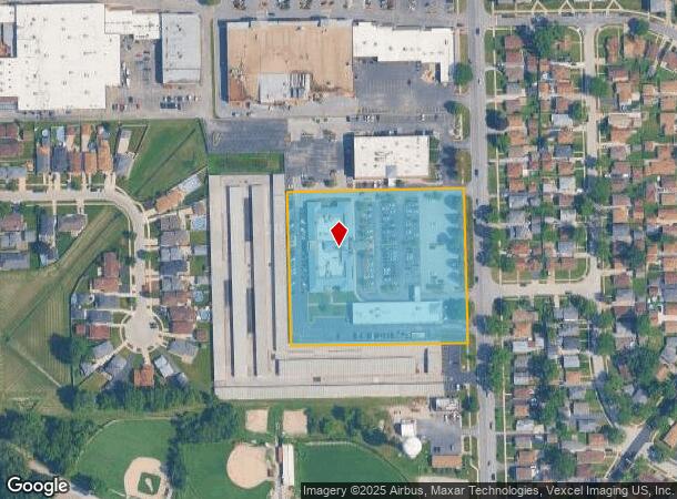 11600 S Kedzie Ave, Merrionette Park, IL Parcel Map