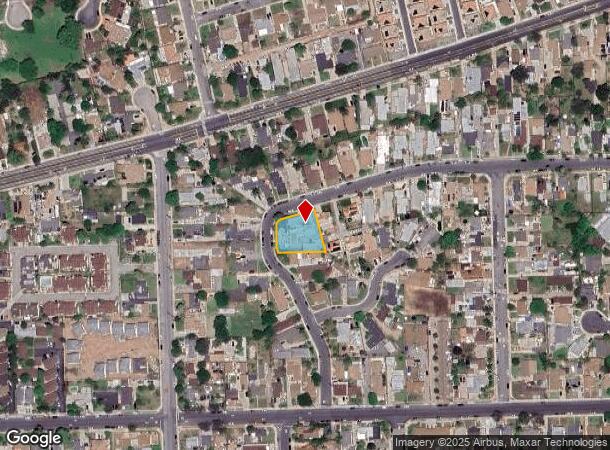  1072 W Wilson St, Pomona, CA Parcel Map