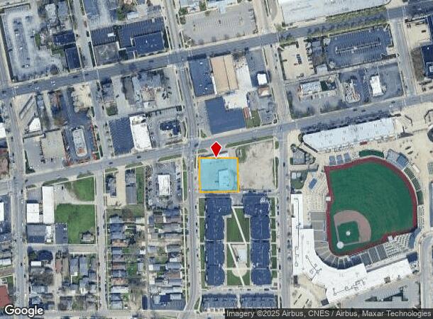  437 W Jefferson Blvd, Fort Wayne, IN Parcel Map