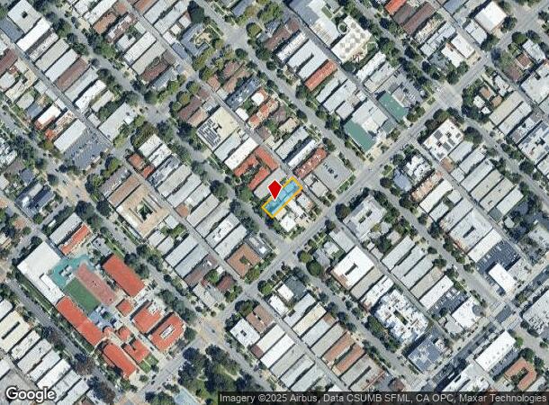  1047 9Th St, Santa Monica, CA Parcel Map