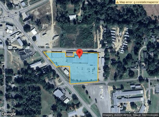  1231 S Main St, Poplarville, MS Parcel Map