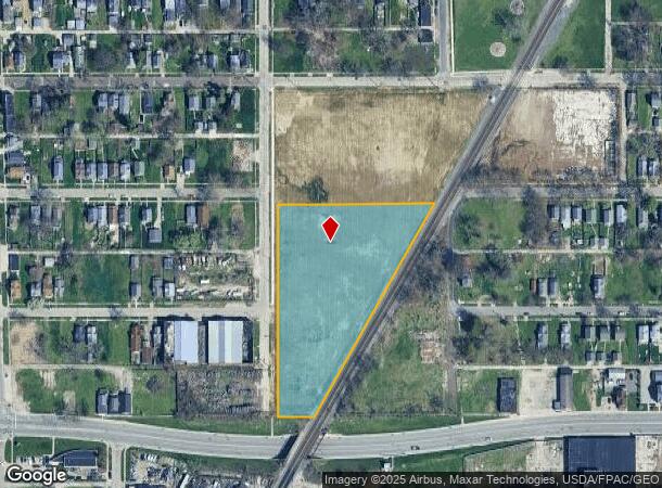 1758 Dorr St, Toledo, OH Parcel Map