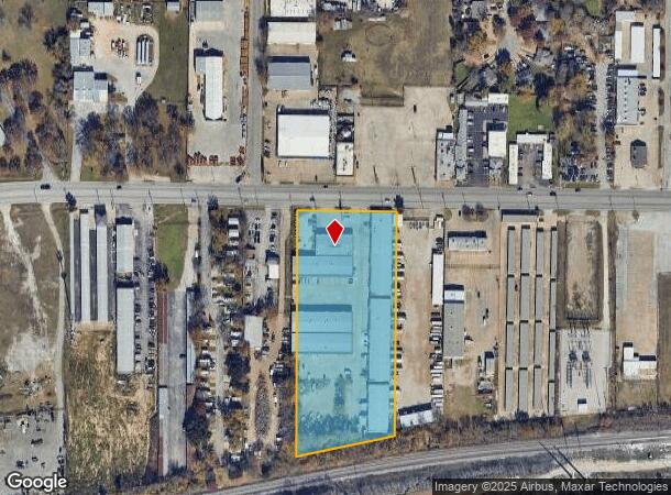 2800 W Division St, Arlington, TX Parcel Map