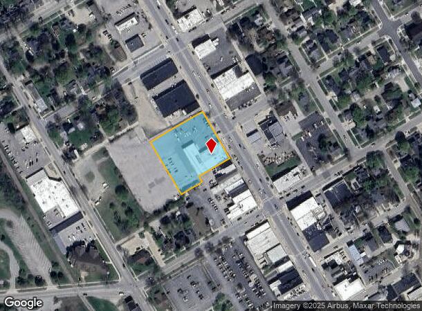 319 N Mitchell St, Cadillac, MI Parcel Map