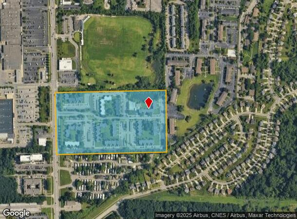  4141 Green Meadows Blvd, Ypsilanti, MI Parcel Map