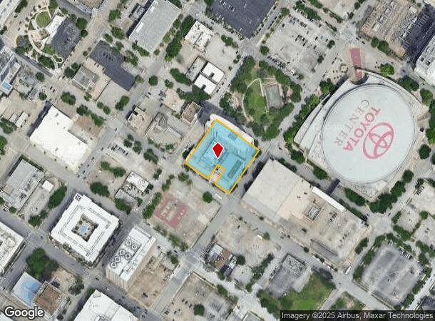  1521 Austin St, Houston, TX Parcel Map