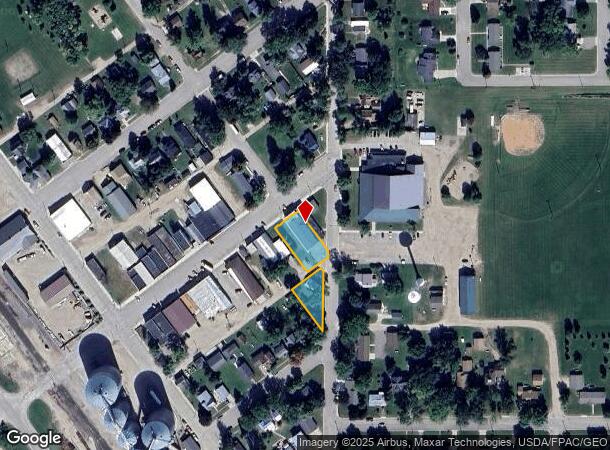 201 Main Ave, Hoffman, MN Parcel Map