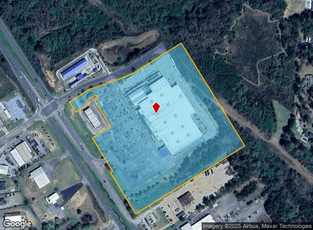 1700 E Lamar St, Americus, GA Parcel Map