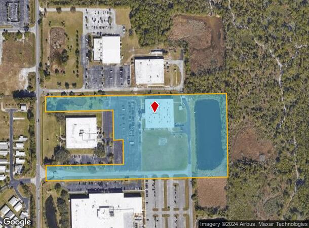  511 N John Rodes Blvd, Melbourne, FL Parcel Map