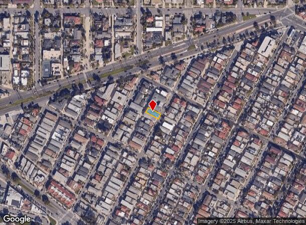  121 Ximeno Ave, Long Beach, CA Parcel Map