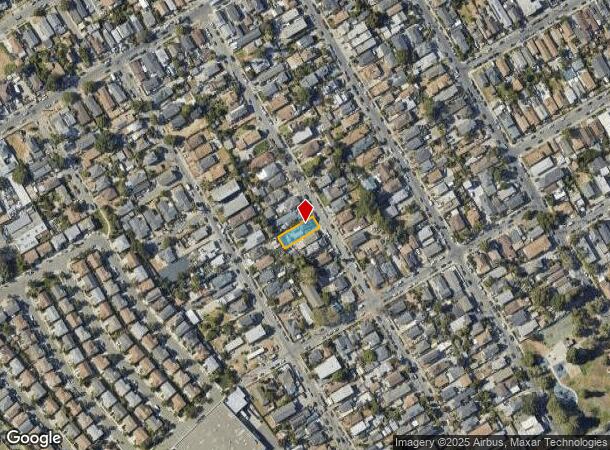  9425 D St, Oakland, CA Parcel Map