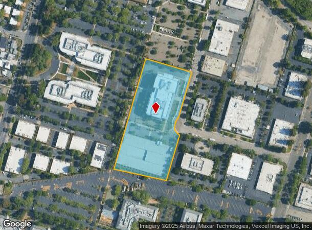 640 National Ave, Mountain View, CA Parcel Map