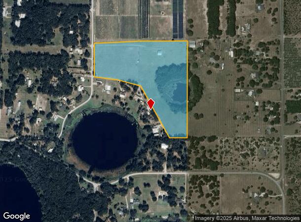  39200 Lake Burns Rd, Umatilla, FL Parcel Map