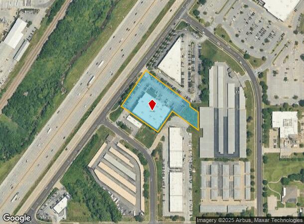  7801 Frontage Rd, Overland Park, KS Parcel Map