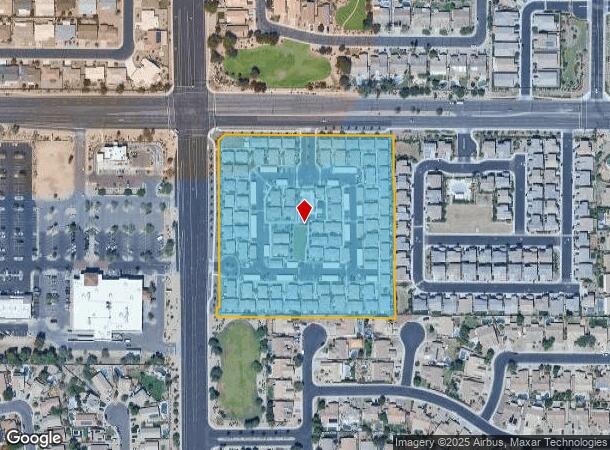 8433 E Guadalupe Rd, Mesa, AZ Parcel Map