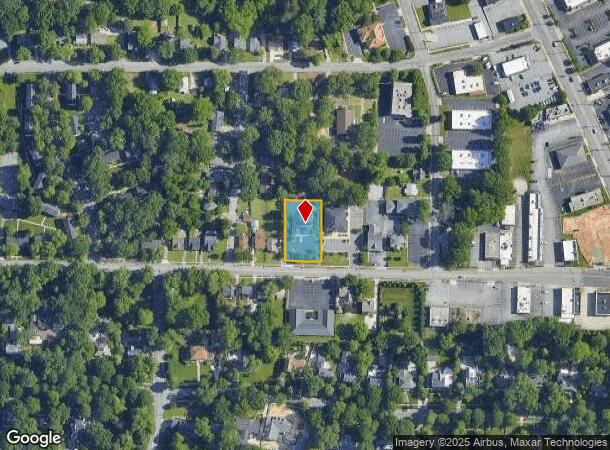  212 W Lexington Ave, High Point, NC Parcel Map