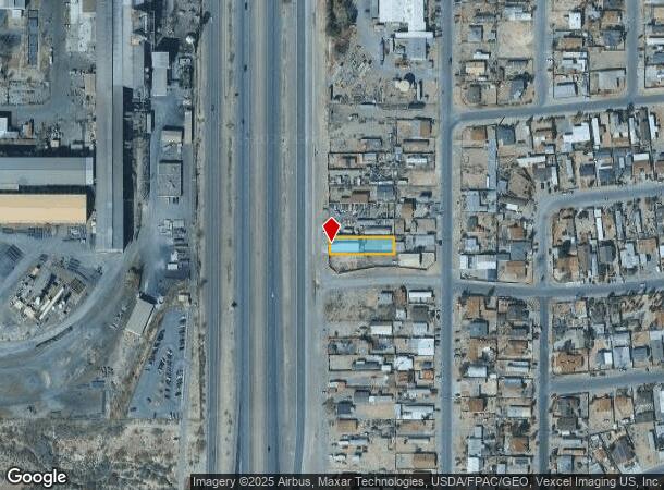  8104 N Desert Blvd, Canutillo, TX Parcel Map