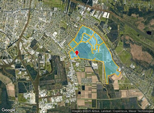 218 Moffet Rd, Houma, LA Parcel Map