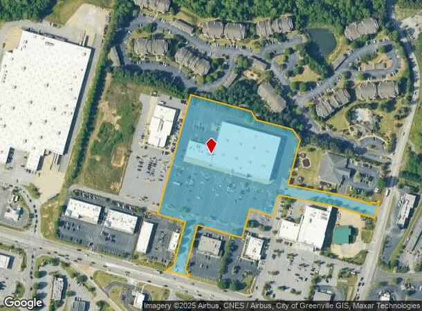  1511 Woodruff Rd, Greenville, SC Parcel Map