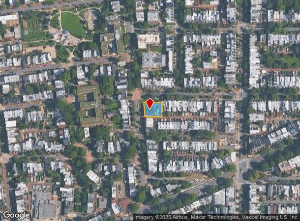  160 U St Nw, Washington, DC Parcel Map