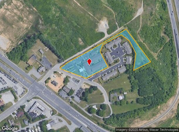 201 Wheatland Ct, Christiansburg, VA Parcel Map
