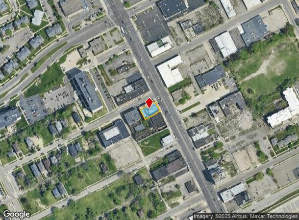  13863 Woodward Ave, Highland Park, MI Parcel Map