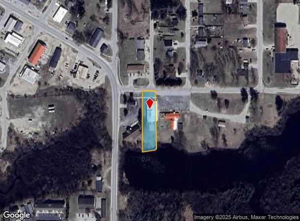  406 Hyde St, Kalkaska, MI Parcel Map