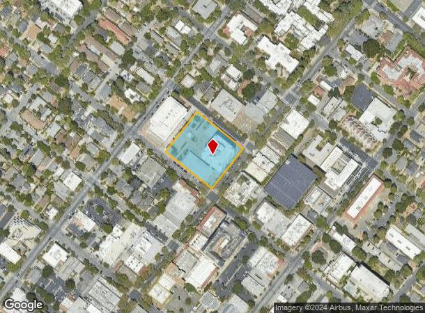  525 University Ave, Palo Alto, CA Parcel Map